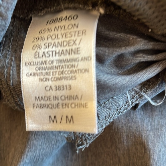 Cloudveil M wide leg light grey heathered pants with pockets and front zip - Picture 6 of 9